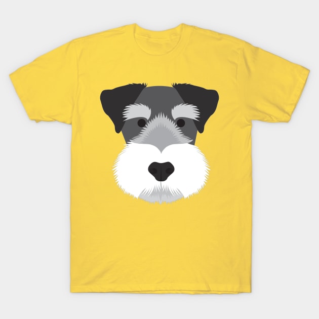 Miniature Schnauzer T-Shirt by threeblackdots